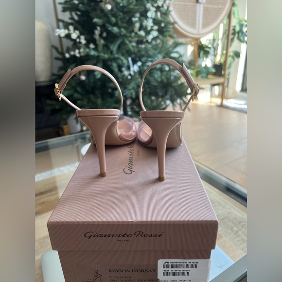 Gianvito Rossi Ribbon D'Orsay 85 Vinyl & Paten - Picture 3 of 5